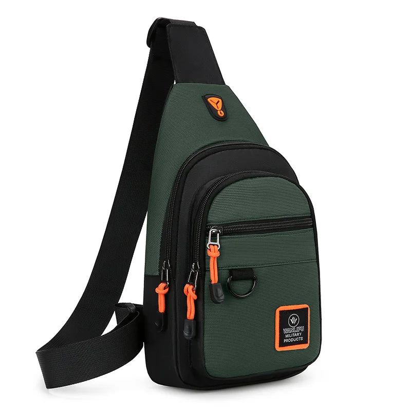 Men’s Waterproof Hiking Sling Bag – Outdoor, Lightweight Bike & Travel Bag