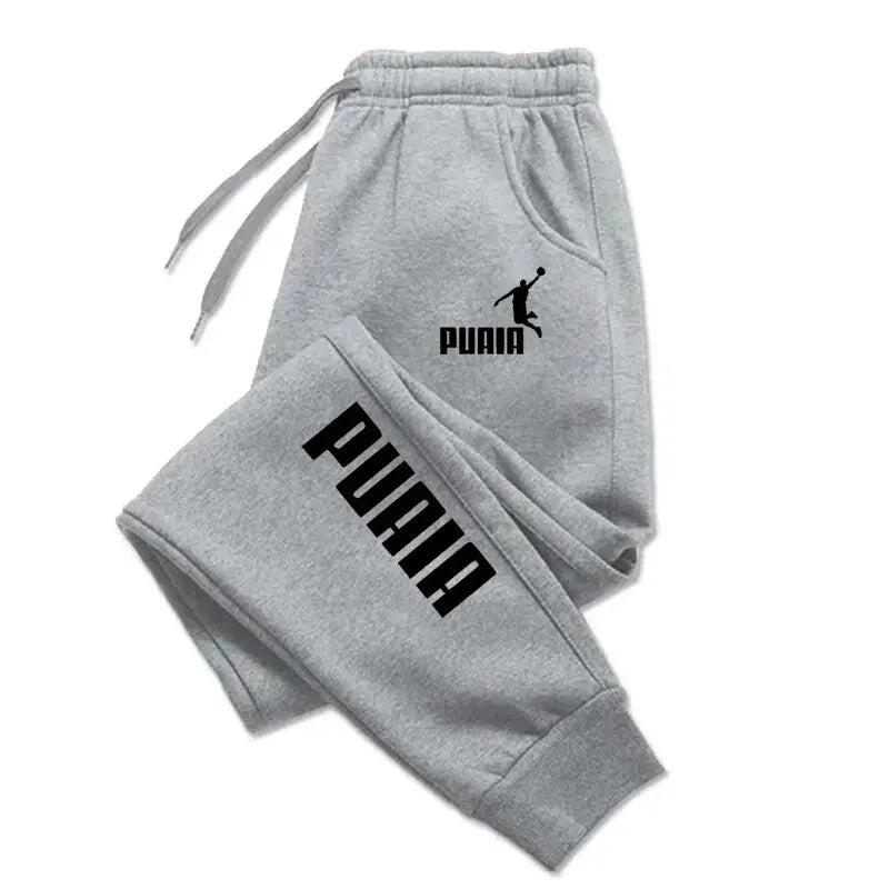 Men’s Winter Jogger Pants – Soft Fleece-Lined Sweatpants, Loose Fit Athletic Trousers, Casual Streetwear