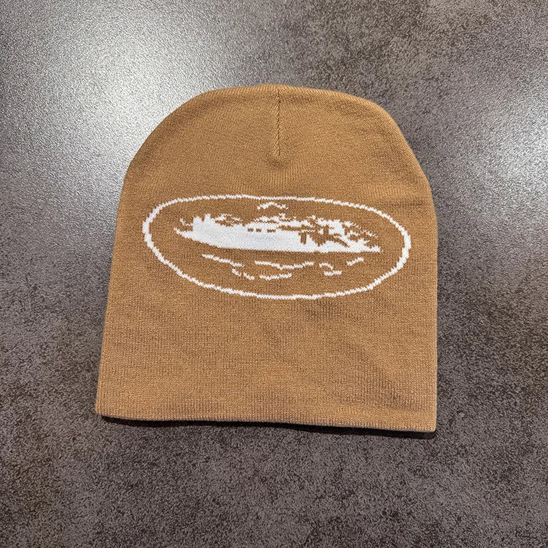 Cruise Logo Knit Beanie – Warm Streetwear Hat for Unisex Hip-Hop Skullcap