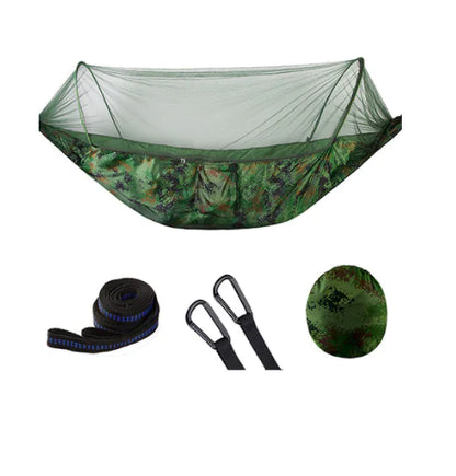 Outdoor Camping Parachute Fabric Mosquito Net Hammock