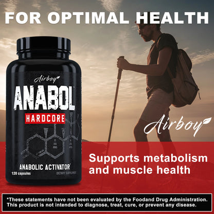 ANABOL Hardcore – Men’s Performance & Metabolism Support Supplement with Multi-Blend