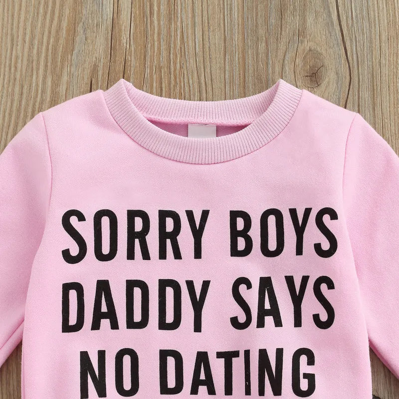 Toddler Girls Camo Pant Set – Long Sleeve Graphic Sweatshirt & Jogger Outfit (1–6Y)