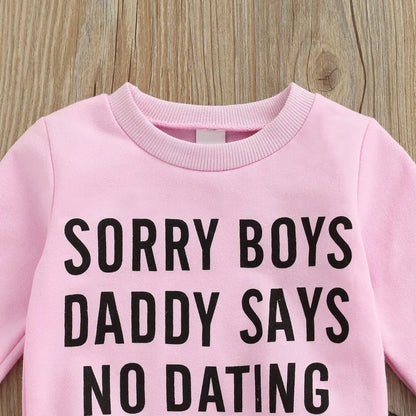 Toddler Girls Camo Pant Set – Long Sleeve Graphic Sweatshirt & Jogger Outfit (1–6Y)