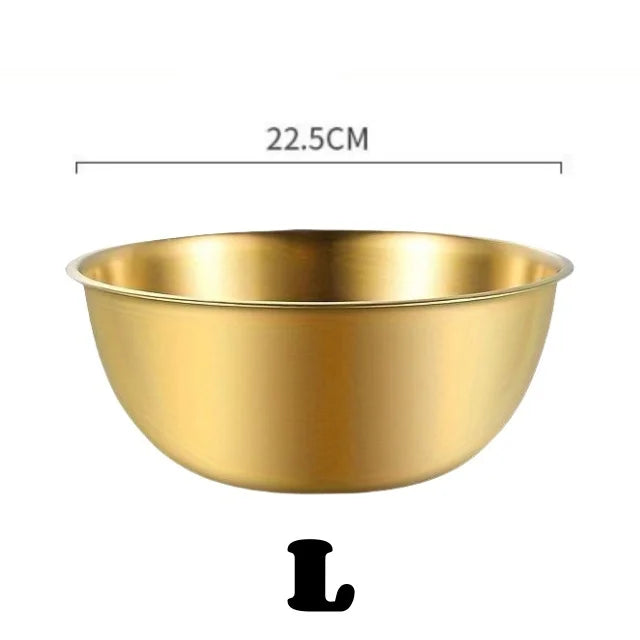 Stainless Steel Mixing Bowl Set with Measurement Scale – Non-Slip, Prep & Baking Bowls (1–3 Piece Options)