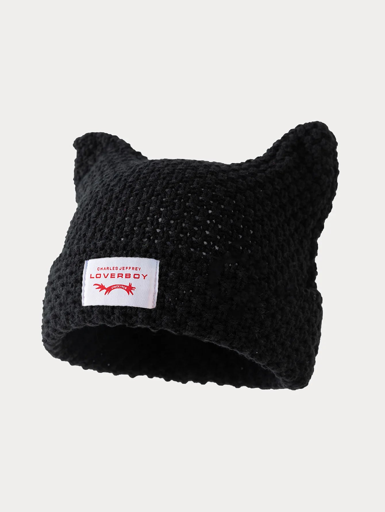 Cat Ear Knit Beanie – Warm Winter Crochet Hat for Men & Women, Soft Kawaii Streetwear