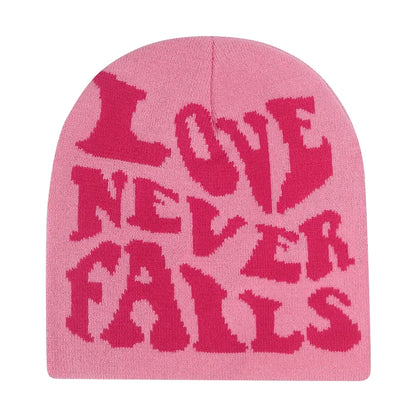 Graphic Knit Beanie for Adults – Warm Winter Streetwear with Bold Letter & Icon Designs