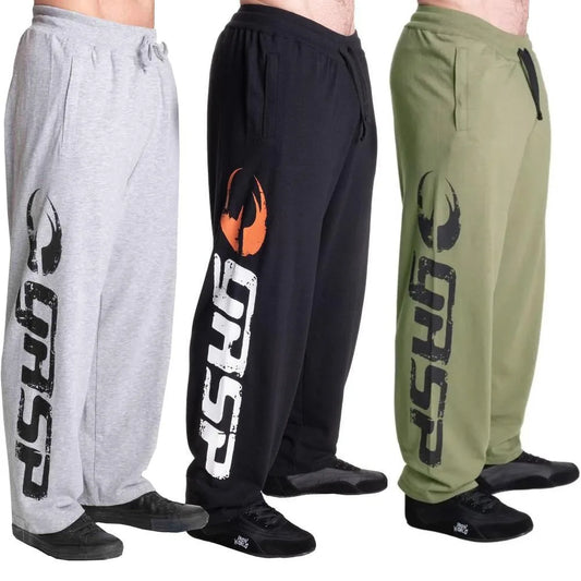 Men’s Straight-Leg Training Sweatpants – Graphic Fitness Joggers for Casual & Gym