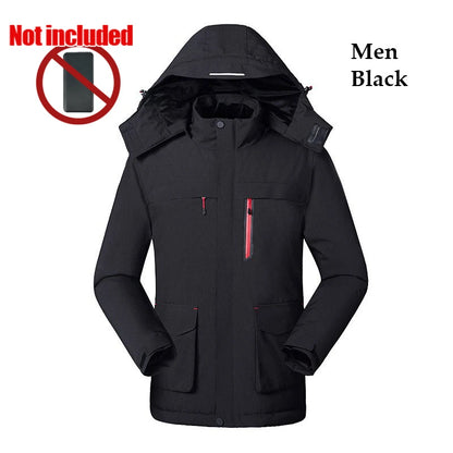 Women's Heated Winter Jacket – 3-Zone Warmth, Waterproof Softshell Coat for Cold Weather