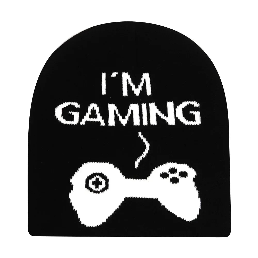 Graphic Knit Beanie for Adults – Warm Winter Streetwear with Bold Letter & Icon Designs