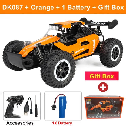 1:16 Scale Off-Road RC Racing Truck – 20 MPH LED Drift Car with 2.4G Remote