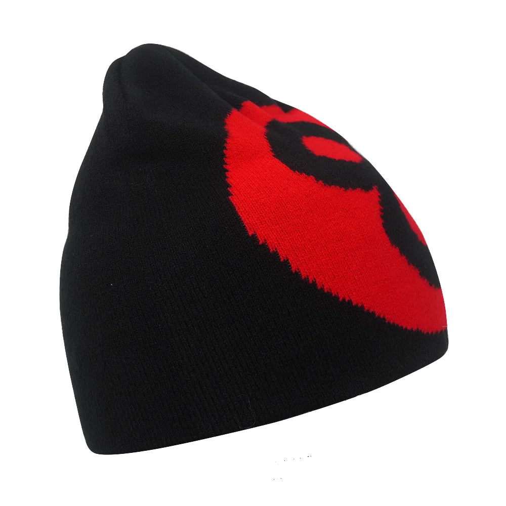Graphic Knit Beanie for Adults – Warm Winter Streetwear with Bold Letter & Icon Designs