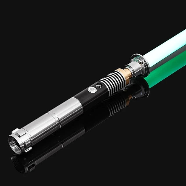 RGB Metal Dueling Lightsaber – Smooth Swing LED Sword with 16 Colors & 16 Sound FX