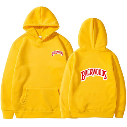 Backwoods Graphic Hoodie – Unisex Streetwear Sweatshirt, Hip-Hop Style