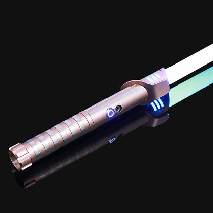 RGB Metal Dueling Lightsaber – Smooth Swing LED Sword with 16 Colors & 16 Sound FX