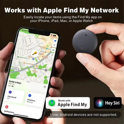 Smart GPS Bluetooth Tracker Tag – Anti-Loss Device for Keys, & Luggage Compatible with Apple Find My