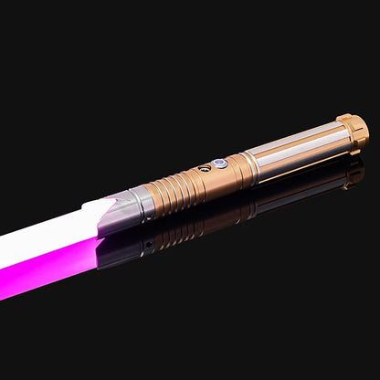RGB Metal Dueling Lightsaber – Smooth Swing LED Sword with 16 Colors & 16 Sound FX
