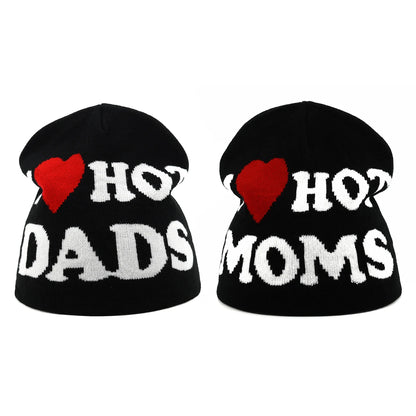 Graphic Knit Beanie for Adults – Warm Winter Streetwear with Bold Letter & Icon Designs