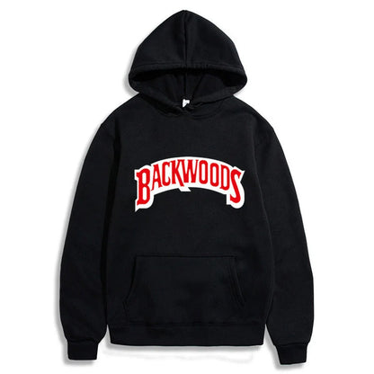Backwoods Graphic Hoodie – Unisex Streetwear Sweatshirt, Hip-Hop Style