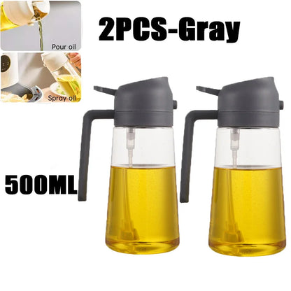 Premium 200–500ml Oil Spray Bottle for Cooking, BBQ & Baking – Fine Mist Olive Oil Sprayer