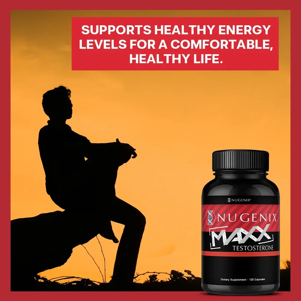 Nugenix Maxx Men’s Vitality Support – Premium Energy & Performance Supplement Testosterone