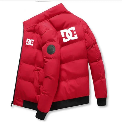 Men’s Insulated Winter Puffer Jacket – Ultra-Warm Fleece Interior & Windproof