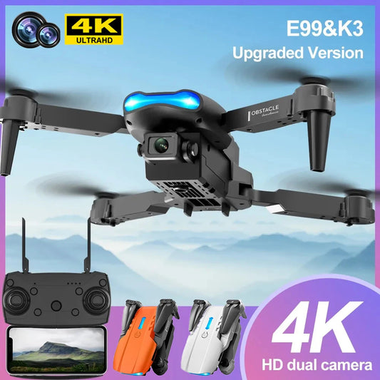 4K Foldable Drone with Obstacle Avoidance – Dual Camera WiFi FPV Quadcopter w/ Altitude Hold