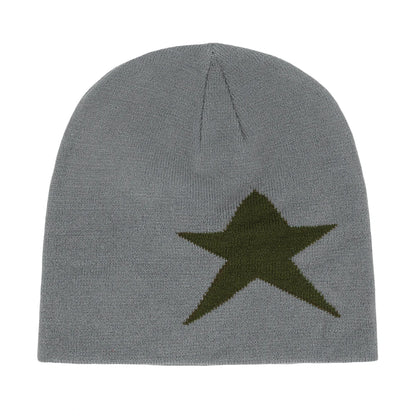 Graphic Knit Beanie for Adults – Warm Winter Streetwear with Bold Letter & Icon Designs