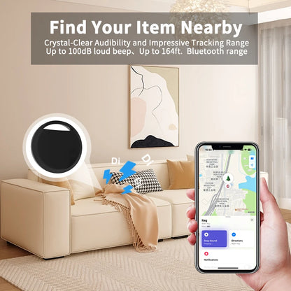 MFi-Certified Smart Bluetooth Tracker | Find My Compatible Tag for Keys &  Devices