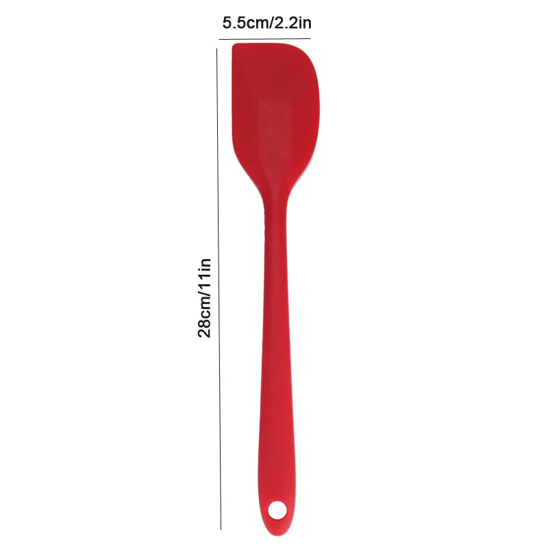 Heat-Resistant Silicone Spatula – Non-Stick Cream Scraper for Baking, Cooking & Mixing
