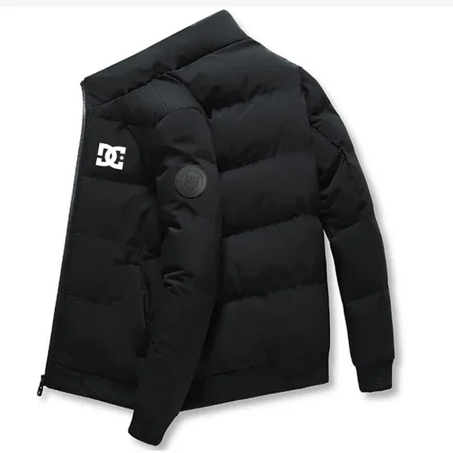 Men’s Insulated Winter Puffer Jacket – Ultra-Warm Fleece Interior & Windproof