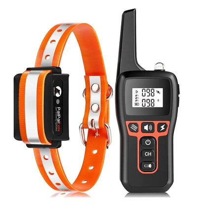 Rechargeable Dog Training Collar with Remote – Waterproof Bark Control Collar with Adjustable Levels