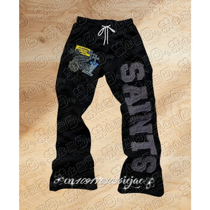 Men’s 3D Printed Mesh Streetwear Pants – Breathable Athletic Fashion Joggers