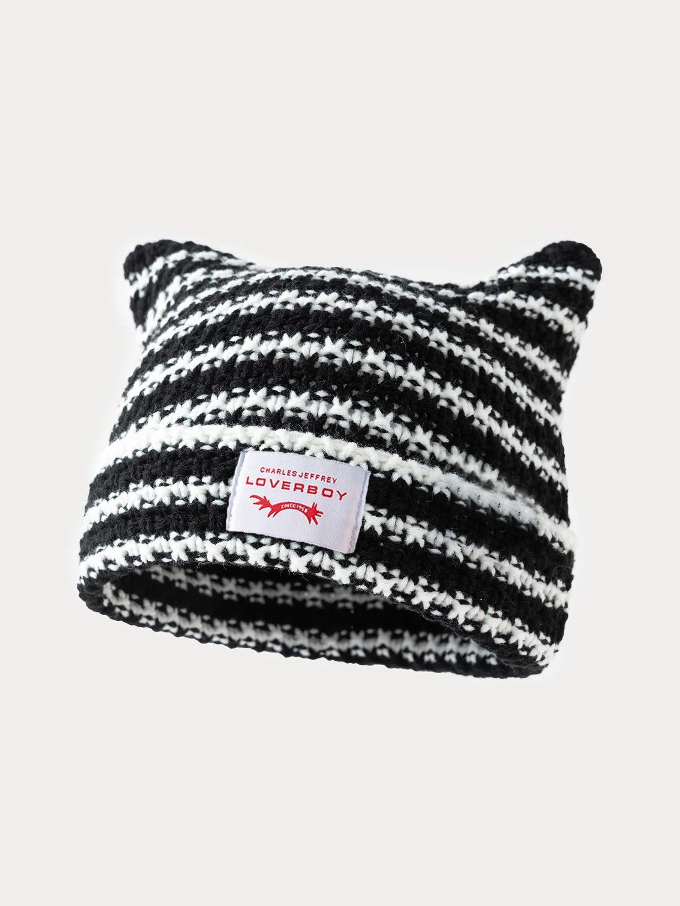 Cat Ear Knit Beanie – Warm Winter Crochet Hat for Men & Women, Soft Kawaii Streetwear