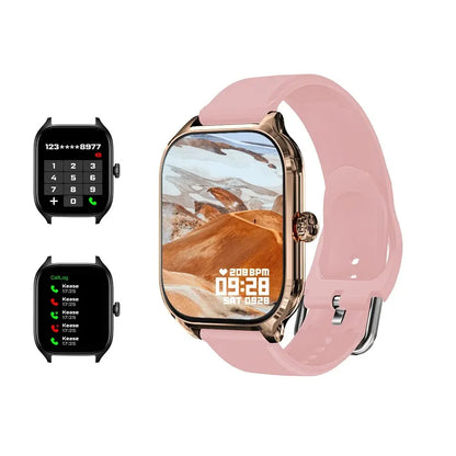 Smartwatch with Bluetooth Calling – Heart Rate & Fitness Tracker, Sleep Monitor, Step Counter, Multi-Sport Activity Watch