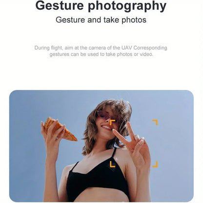 4K Tri-Camera Foldable Drone – 4-Way Obstacle Avoidance, Smart Hover, 360° Flips & Optical Flow FPV Quadcopter