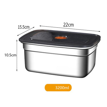 Stainless Steel Leak-Proof Bento Lunch Box, Stackable Food Storage Containers for Home, Work & Camping