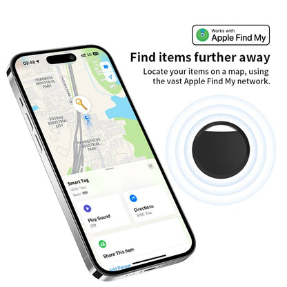 MFi-Certified Smart Bluetooth Tracker | Find My Compatible Tag for Keys &  Devices