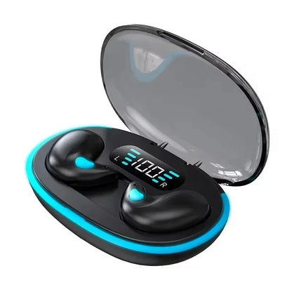 X55 Mini Sleeping Earbuds – Wireless TWS Bluetooth Earphones with Charging Display Case