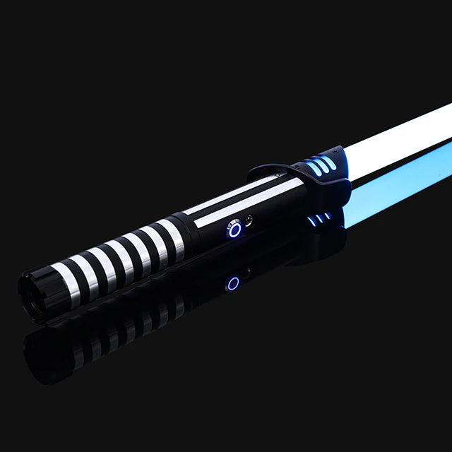RGB Metal Dueling Lightsaber – Smooth Swing LED Sword with 16 Colors & 16 Sound FX