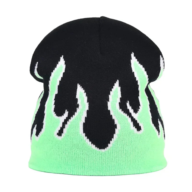 Graphic Knit Beanie for Adults – Warm Winter Streetwear with Bold Letter & Icon Designs
