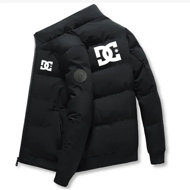 Men’s Insulated Winter Puffer Jacket – Ultra-Warm Fleece Interior & Windproof