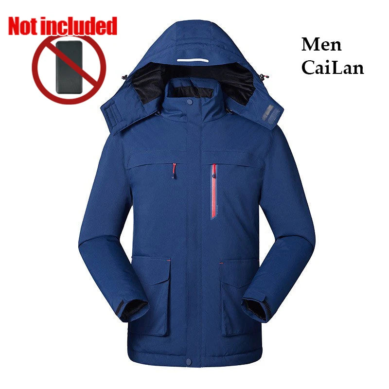 Women's Heated Winter Jacket – 3-Zone Warmth, Waterproof Softshell Coat for Cold Weather