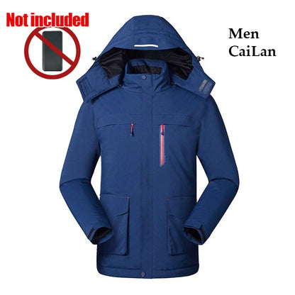 Women's Heated Winter Jacket – 3-Zone Warmth, Waterproof Softshell Coat for Cold Weather
