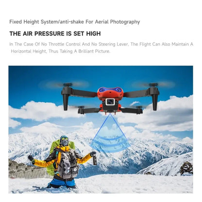 4K Foldable Drone with Obstacle Avoidance – Dual Camera WiFi FPV Quadcopter w/ Altitude Hold