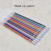 24-Color Glitter Gel Pen Refills – Neon Smooth Ink Replacement Pens for Art & Crafts