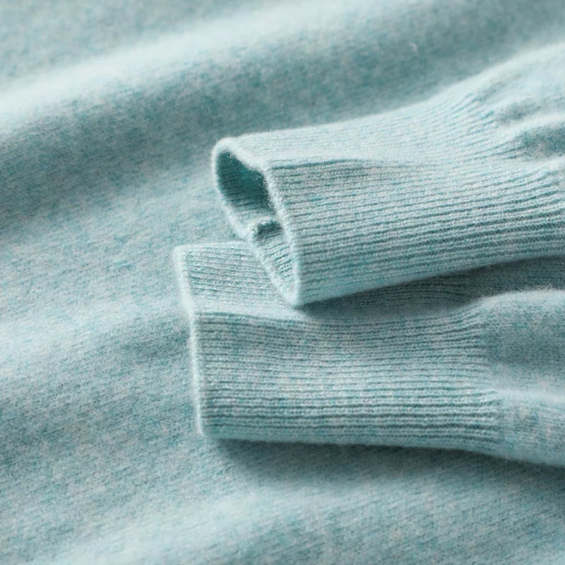 Women’s Soft Cashmere-Feel Knit Sweater – Crew Neck Long Sleeve Warm Winter Pullover Top