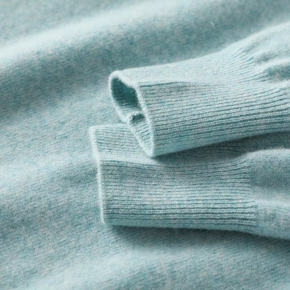 Women’s Soft Cashmere-Feel Knit Sweater – Crew Neck Long Sleeve Warm Winter Pullover Top