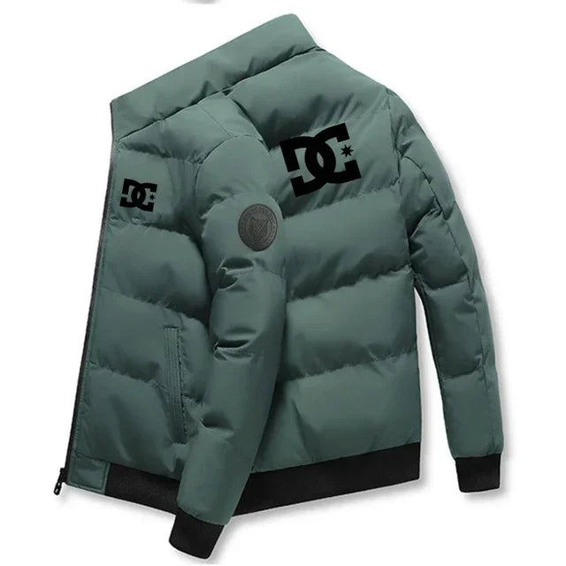 Men’s Insulated Winter Puffer Jacket – Ultra-Warm Fleece Interior & Windproof