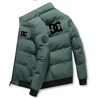 Men’s Insulated Winter Puffer Jacket – Ultra-Warm Fleece Interior & Windproof