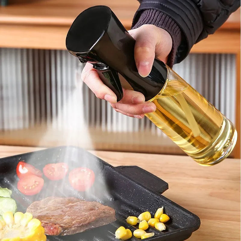 Premium 200–500ml Oil Spray Bottle for Cooking, BBQ & Baking – Fine Mist Olive Oil Sprayer